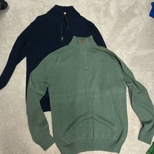 2 Size L slim fit Men’s J Crew sweaters